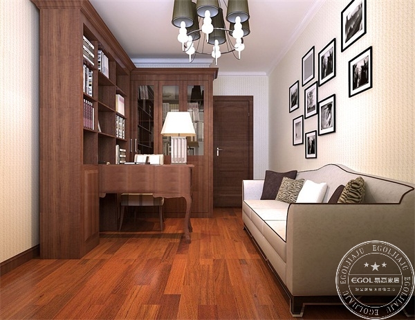 書(shū)房家具效果圖