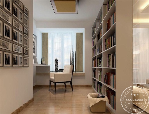 定制書房設(shè)計效果圖