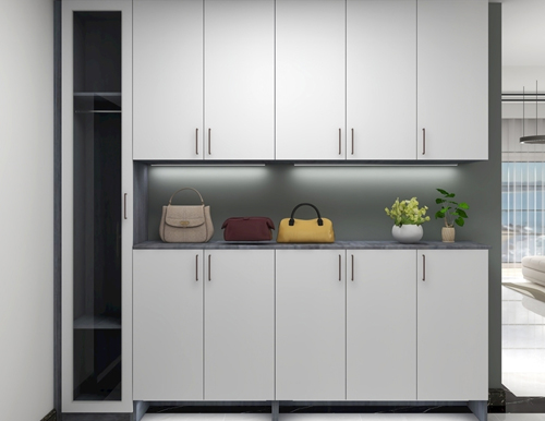  定制玄關柜如何做好收納？易高家居幫您設計！