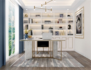 住宅戶型如何布局定制書房？如何讓書房更氣派？